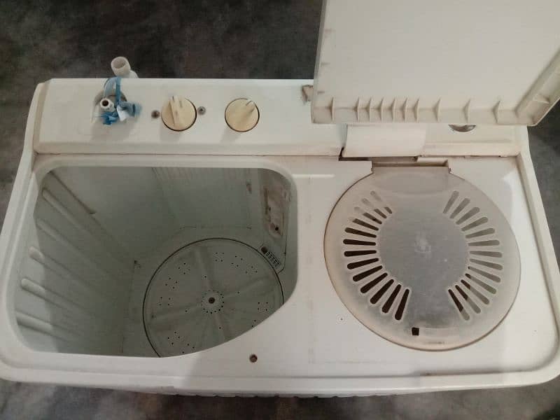 Haier washing machine double 4