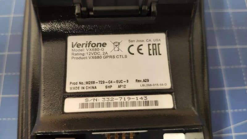 Verifone VX680 POS Machine Online/Offline 4Digit Credit Card Device 6