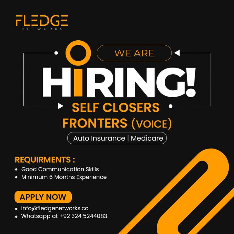 Hiring fresh and experianced agent on Auto insurance 0