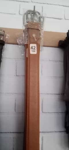 Imported leather belts