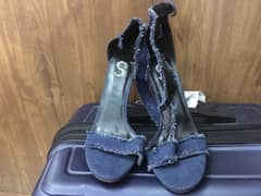 Sana safina, denim heels,size 41