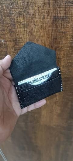 handmade original leather wallet, card holder