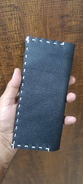 handmade original leather wallet, card holder 2