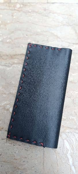 handmade original leather wallet, card holder 4