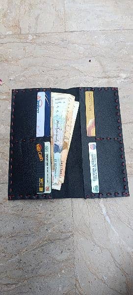 handmade original leather wallet, card holder 5