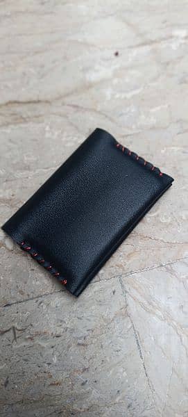 handmade original leather wallet, card holder 7