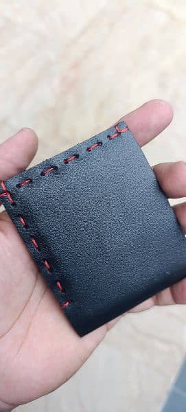 handmade original leather wallet, card holder 8