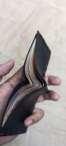 handmade original leather wallet, card holder 9