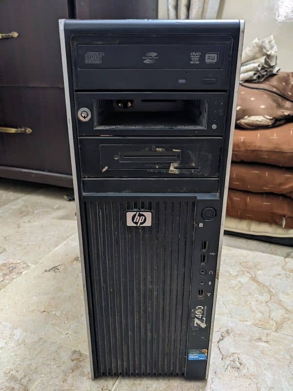 Gaming Pc HP workstation z400 1