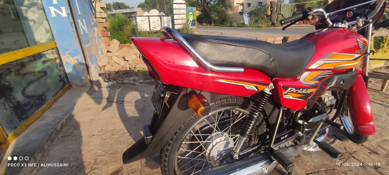 Honda 100 Pridor     bike ki condition 10 by 10 2