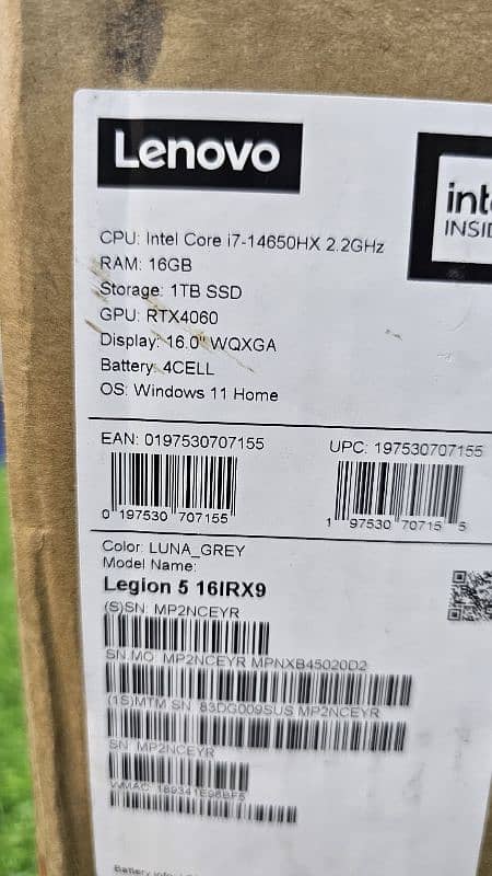 Lenovo Legion 5 14th gen core i7 rtx 4060 brand new gaming laptop 1