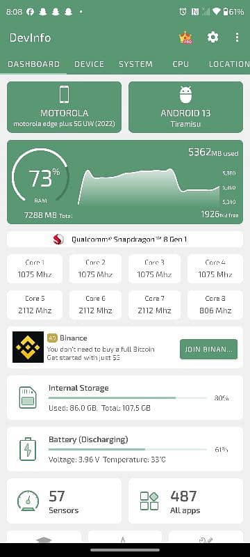 Moto edge plus UW 5g 2022 5