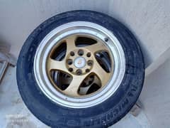 good condition alloy rims and tyres