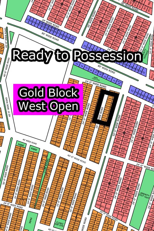 L - (Gold Block + West Open) North Town Residency Phase - 01 (Surjani) 1