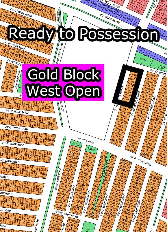 L - (Gold Block + West Open) North Town Residency Phase - 01 (Surjani) 1