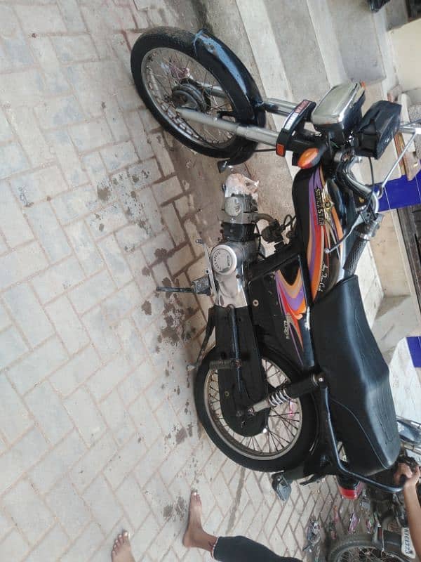 super star bike engine silad tyer brand new orangi tone Karachi 7