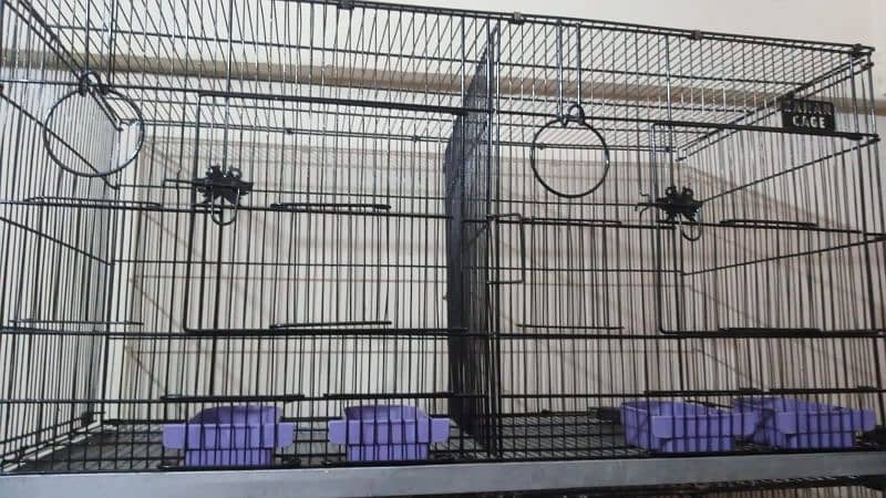 8 portion bird cage for sale like new 1