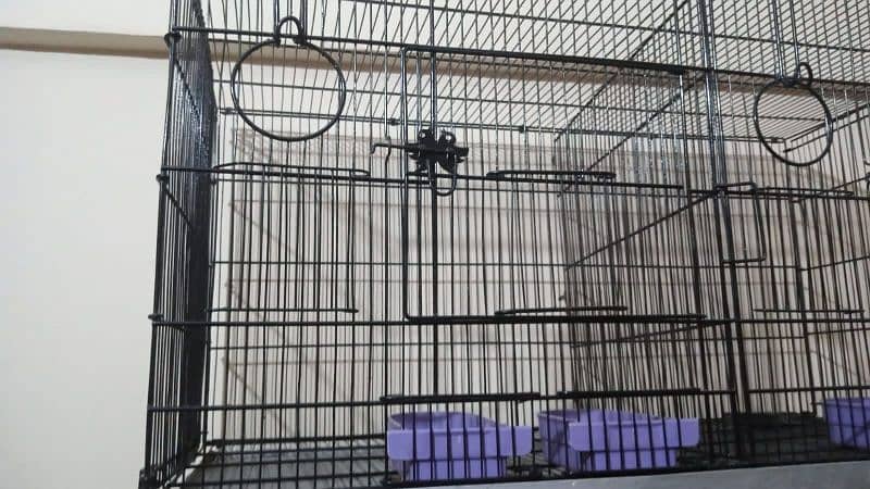 8 portion bird cage for sale like new 2