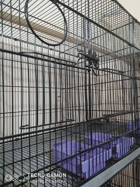 8 portion bird cage for sale like new 3