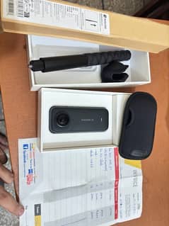 insta 360 x3 slightly used with all extra accessories