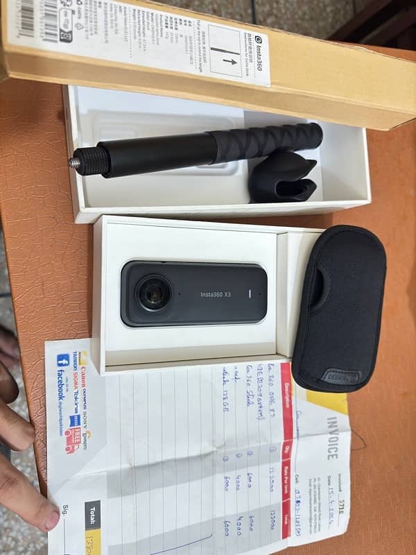 insta 360 x3 slightly used with all extra accessories 0