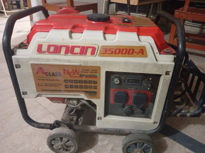 less used Generator 35000 a , Loncin 4