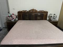 Bed/Bed Set/king size bed/double bed/wooden bed with mattress