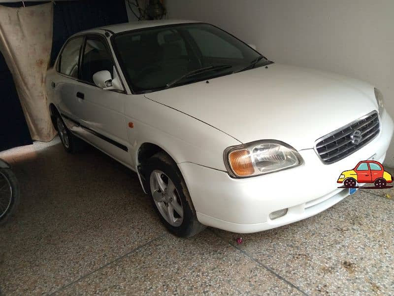 Suzuki Baleno 2002 model 2003 register Islamabad number 3