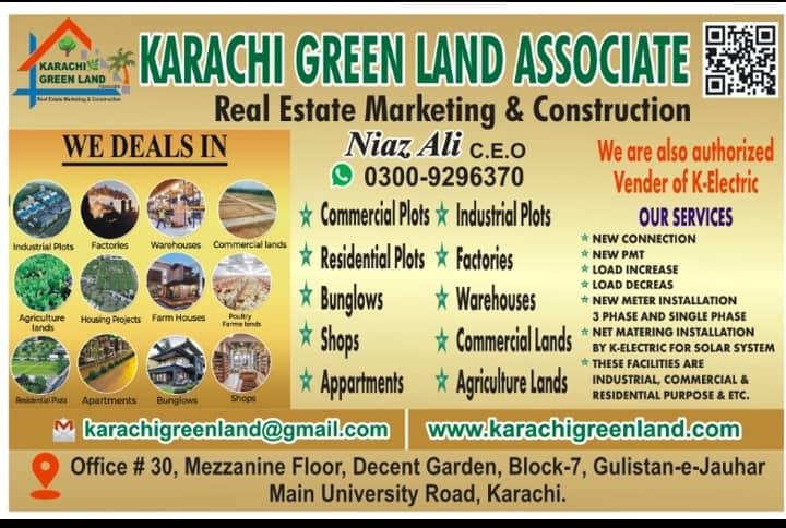 ISRA TOWER Flat Available For Sale At Main University Road Black 7 Gulstan-E-Johar 7