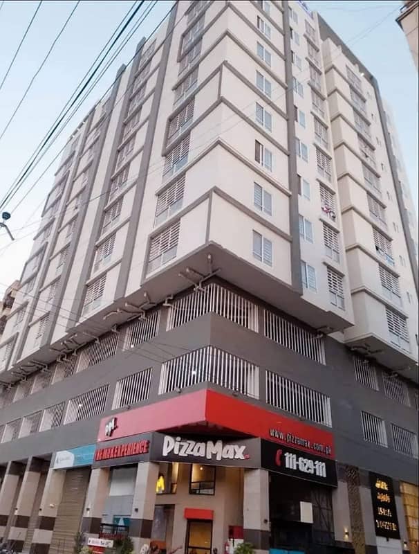 ISRA TOWER Flat Available For Sale At Main University Road Black 7 Gulstan-E-Johar 24