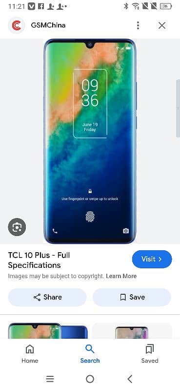 TCL 10 PLUS HA 6GB 128GB 7