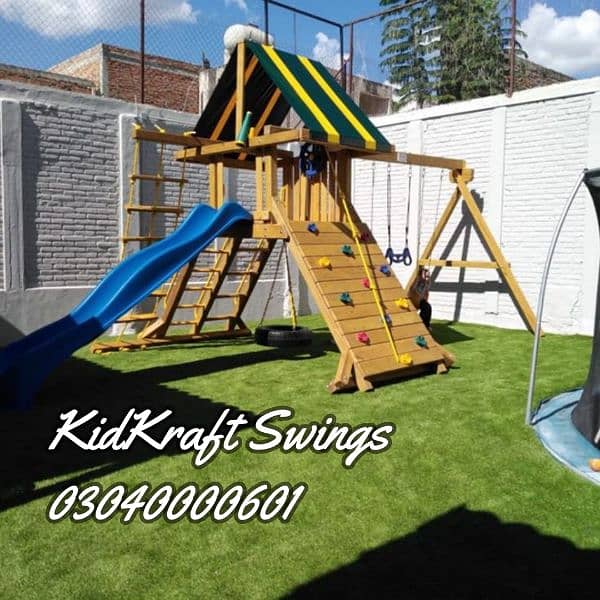 Swings, Slides, Seesaw, Merry go round, Jungle Gym, Gazebo,Unit, Combo 2