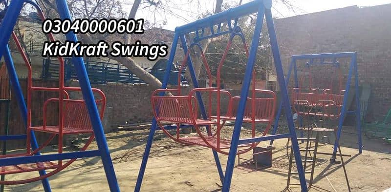 Swings, Slides, Seesaw, Merry go round, Jungle Gym, Gazebo,Unit, Combo 4