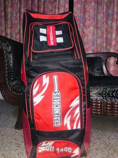 hard ball gray Nicolls kit bag for sale