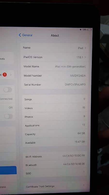 Ipad mini 5 64gb Exchange possible 3