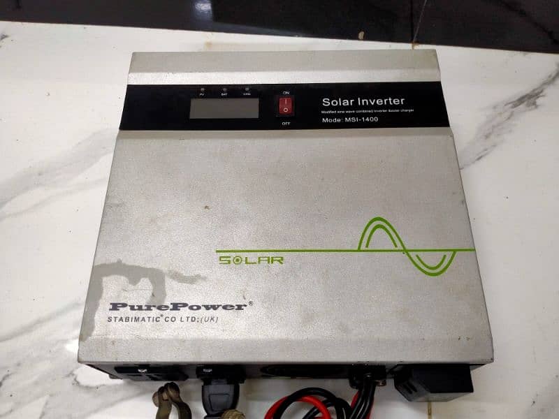 solar inverter 12v 800watt  5fan 5lights chale sakte hen 5