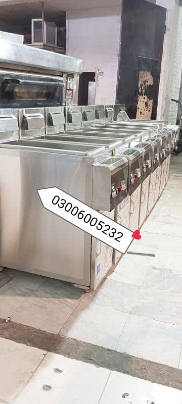 deep fryer 16 litter 2 year warant we hve pizza oven fast food machine 2