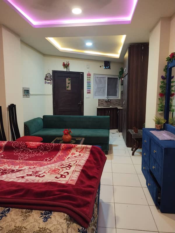 Per day flats studio full furniched apartment available for rent 6