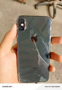 iphone X non pta 64 GB back crack total Genuine