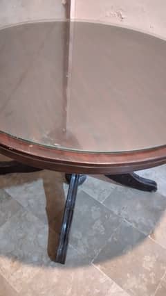 Wooden Round Dining Table 0