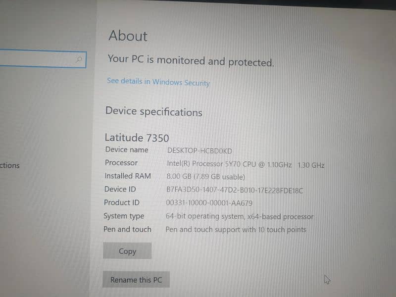 Dell latitude 7350 touch and type (2 in 1) 4