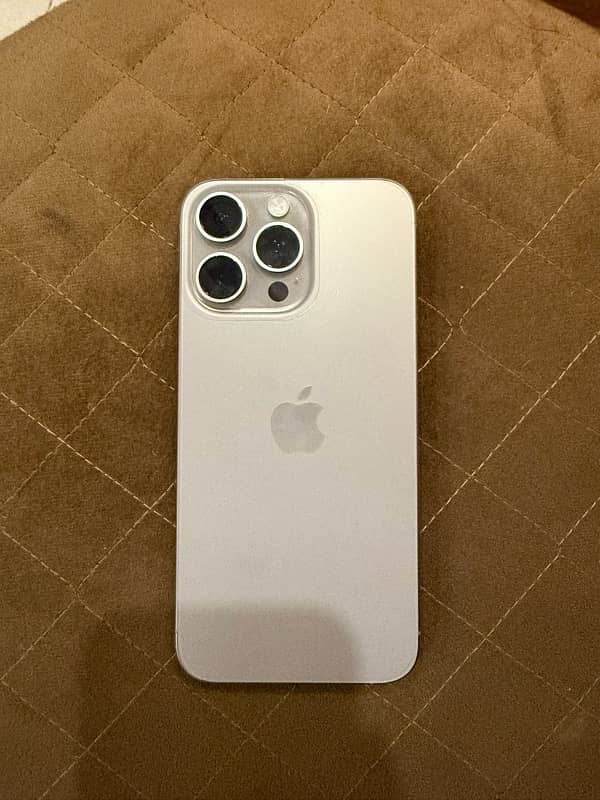 iPhone 15 Pro Max, 256GB, PTA Approved, Natural Titanium 0