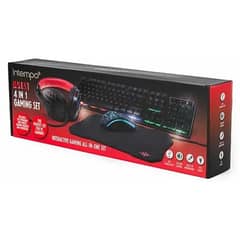 The Intempo Quest 4 in 1 Gaming Keyboard And Mouse