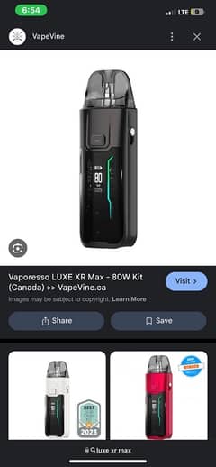 pod for sale | luxe xr max