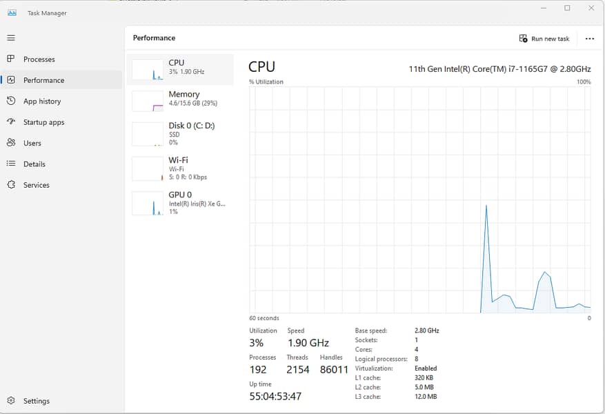 Laptop Touch Screen 11 Gen 7