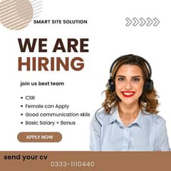 Best opportunity for female job Islamabad 0