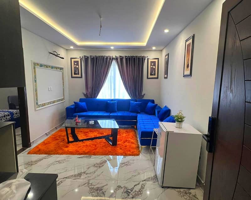 1 Bed Full Furnished Apartment for rent in Bahria town 4