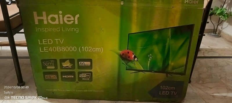 Haier LED Tv 4o inch 3