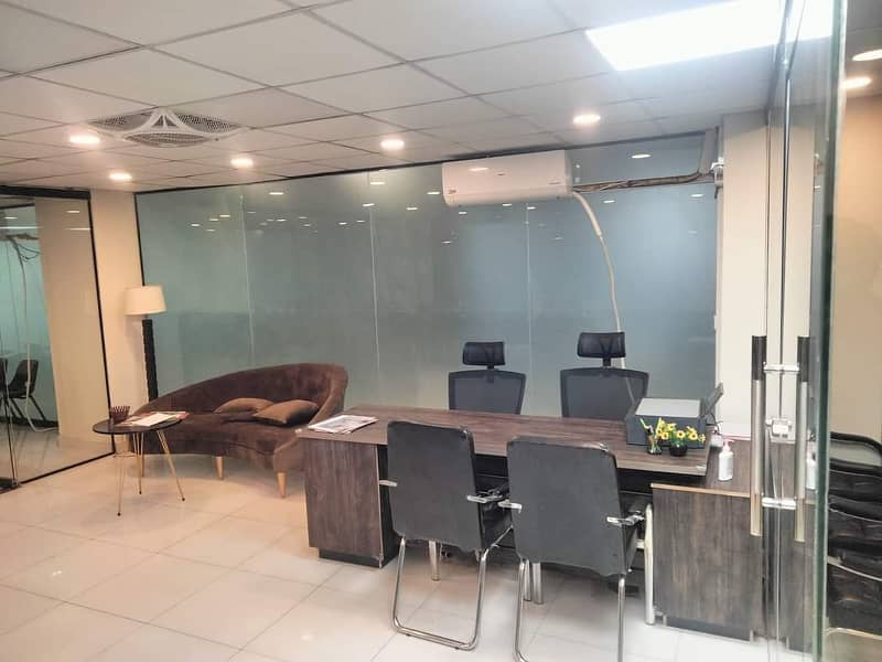 Fully furnished office space for rent in mm Alam road gulberg ready to move office 2