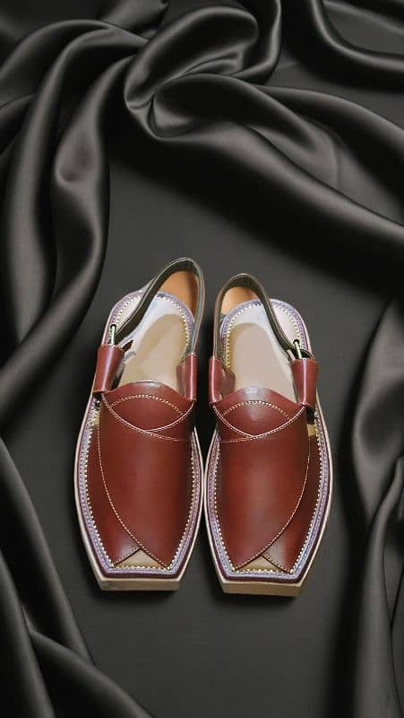 Handcrafted Peshawari Chappals For Men and Boys. 4